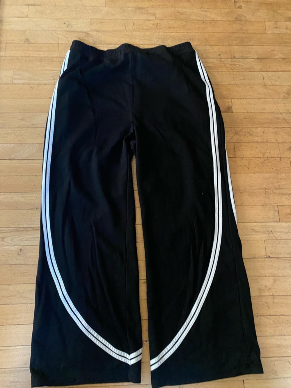 Jade by Jane great black sweats with white stripes. Elastic waist. Size 3xl.